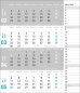 Preview: times&more 4-Monatsplaner, türkis 2026
