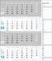 Preview: times&more 4-Monatsplaner, türkis 2026