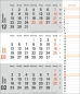 Preview: times&more 3-Monatsplaner, orange 2026