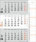 Preview: times&more 3-Monatsplaner, orange 2026