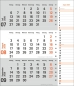 Preview: times&more 3-Monatsplaner, orange 2026