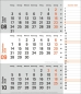 Preview: times&more 3-Monatsplaner, orange 2026