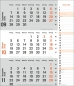Preview: times&more 3-Monatsplaner, orange 2026