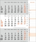 Preview: times&more 3-Monatsplaner, orange 2026