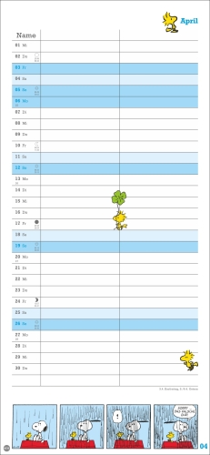 Peanuts Planer Wir zwei 2026