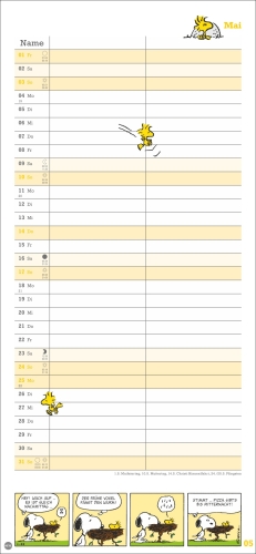 Peanuts Planer Wir zwei 2026