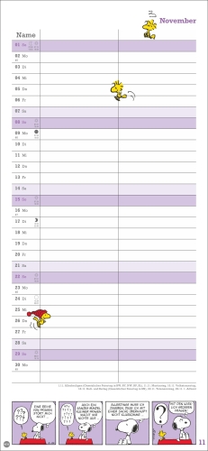 Peanuts Planer Wir zwei 2026