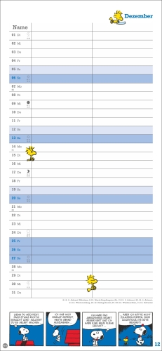 Peanuts Planer Wir zwei 2026