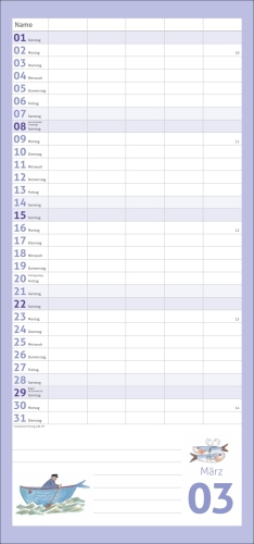 times&more Schaffner Familienplaner 2026