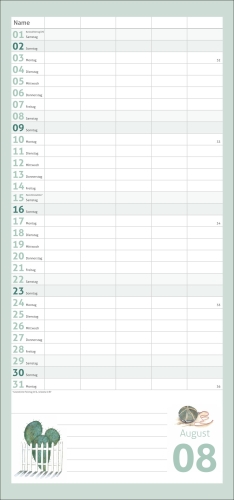 times&more Schaffner Familienplaner 2026
