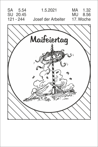 Tagesabreißkalender groß 2026