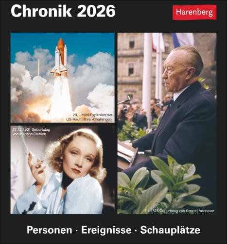 Chronik Tagesabreißkalender 2026