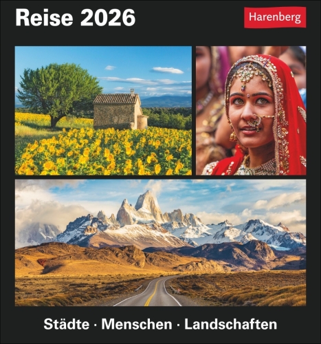 Reise Tagesabreißkalender 2026
