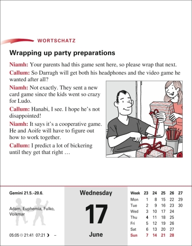 Englisch Sprachkalender 2026