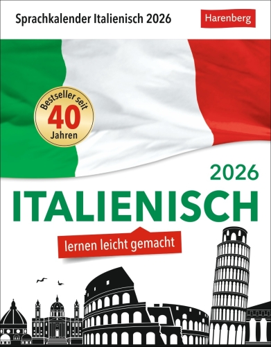 Italienisch Sprachkalender 2026