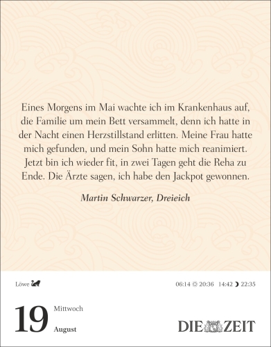 Was mein Leben reicher macht Tagesabreißkalender 2026