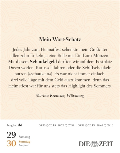 Was mein Leben reicher macht Tagesabreißkalender 2026