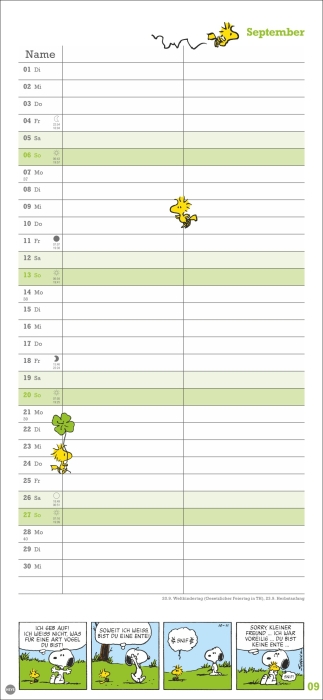 Peanuts Planer Wir zwei 2026
