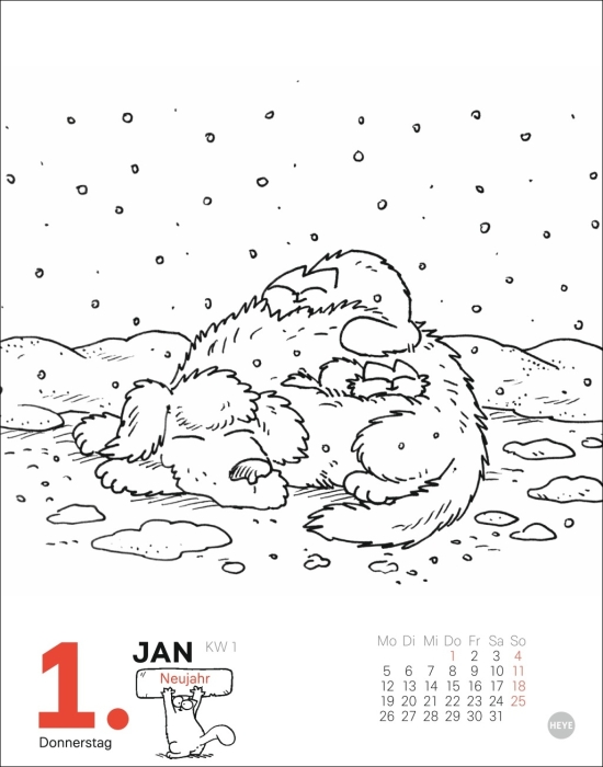 Simons Katze Tagesabreißkalender 2026