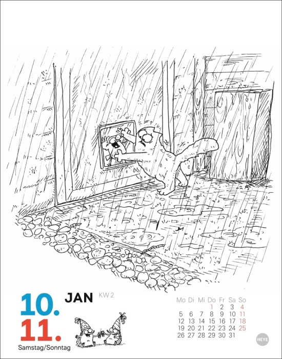 Simons Katze Tagesabreißkalender 2026