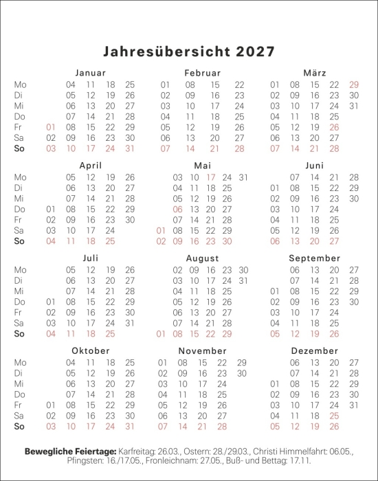 Simons Katze Tagesabreißkalender 2026