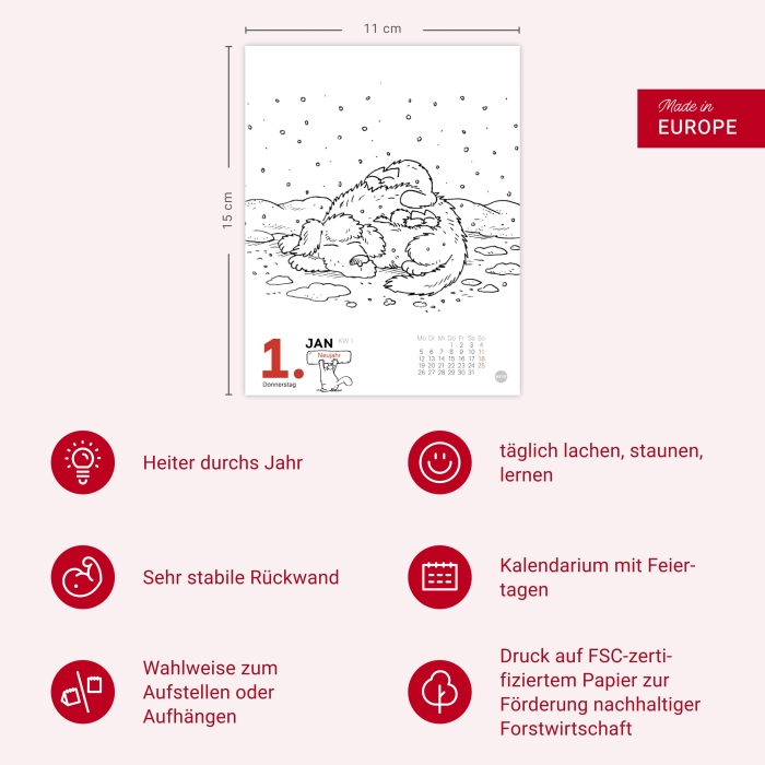 Simons Katze Tagesabreißkalender 2026
