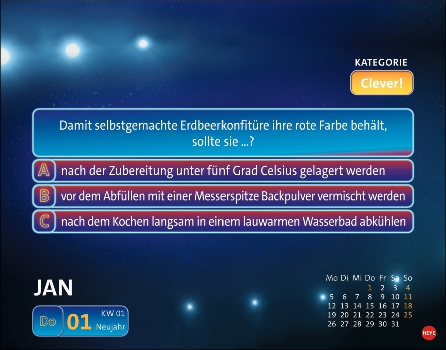Wer weiß denn sowas? Tagesabreißkalender 2026