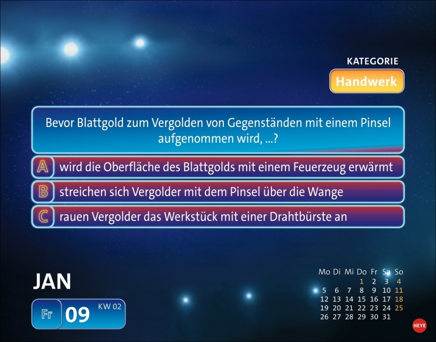 Wer weiß denn sowas? Tagesabreißkalender 2026