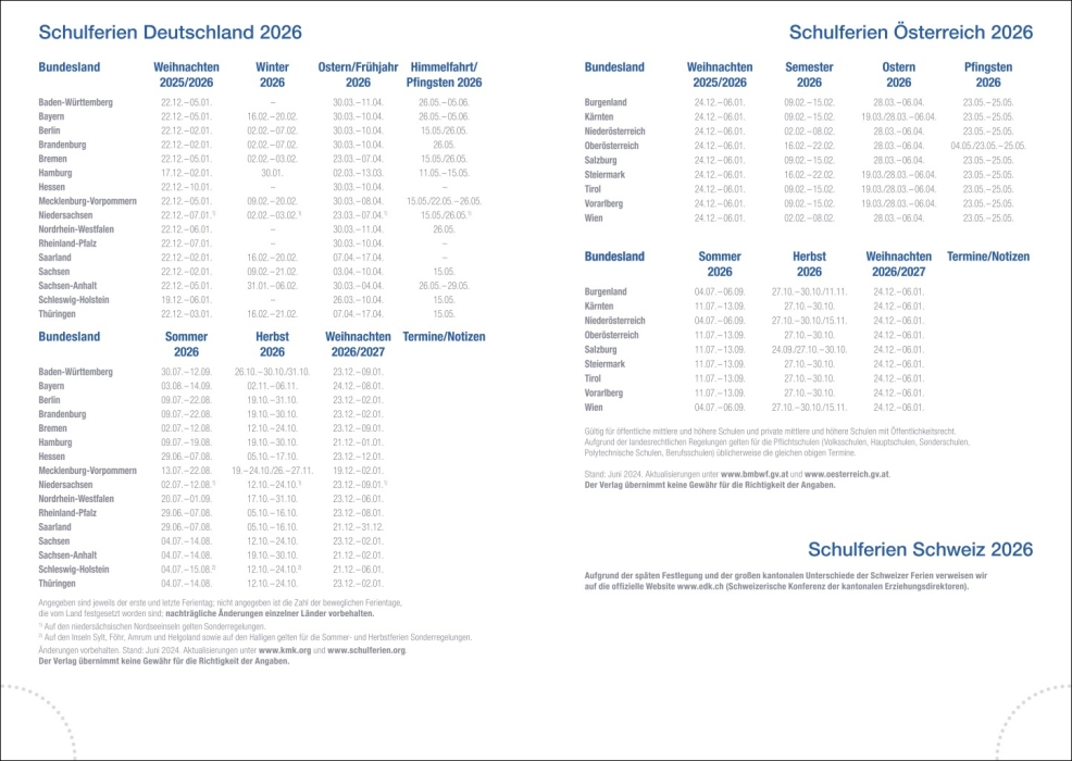 Wochen-Cheftimer A5, schwarz 2026