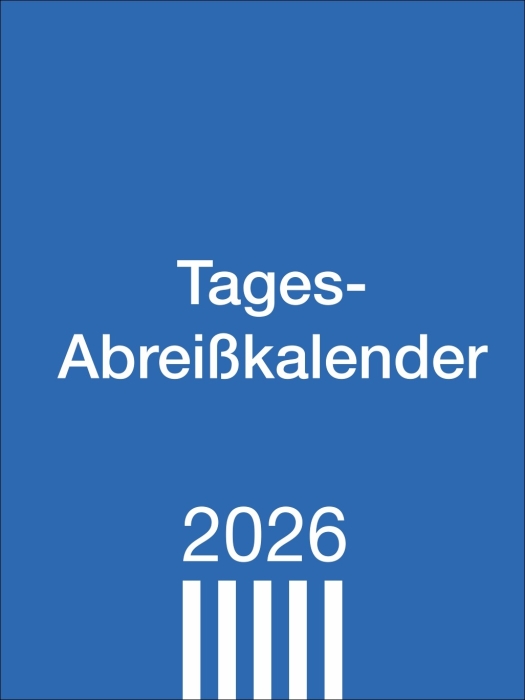 Tagesabreißkalender klein 2026