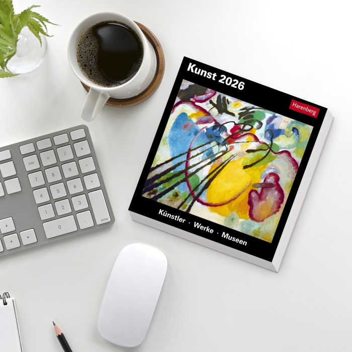 Kunst Tagesabreißkalender 2026
