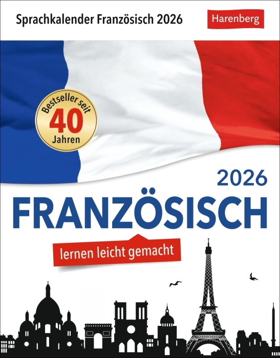 Französisch Sprachkalender 2026