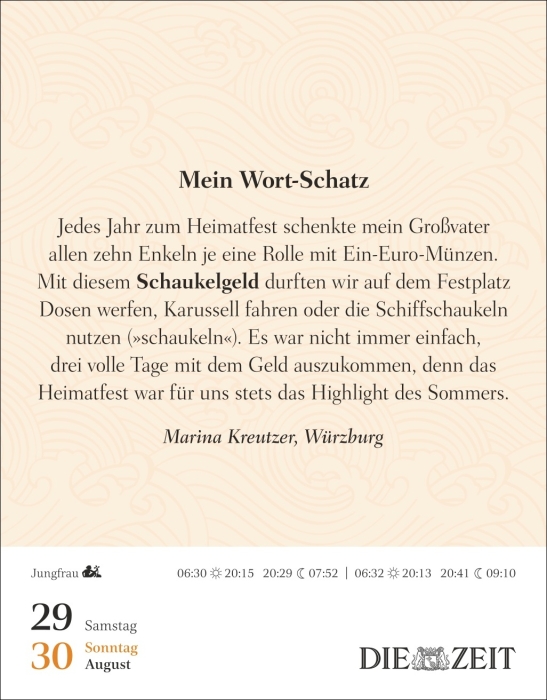 Was mein Leben reicher macht Tagesabreißkalender 2026